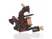 10 Wrap Coils Low Carbon Steel Liner Shader Tattoo Machine Red 013C