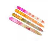 4 Color Crystal Glass Nail File