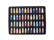 48 Colors Glass Bottled Nail Art Decoration Random Models