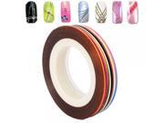 10 Color Striping Tape Line Nail Art Decoration Sticker