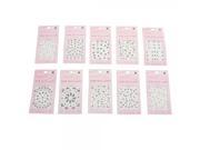 10pcs New 3D Professional Nail Stickers 2