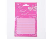 3D Lace Pattern Professional Nail Sticker White Pink