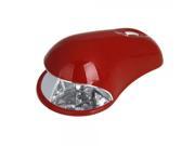 6W 100 240V Mini Nail Art UV Gel Polish Light Dryer Mouse LED Lamp US Red