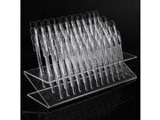 64pcs Nail Art Practice Display Stand Clear
