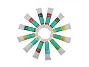 12pcs Winsor Newton Nail Art Colorful Pigment for 3D Use