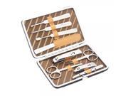 GS908 Nail Trimming Manicure Tool Kit Silver