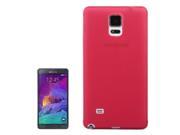 0.3mm Ultra thin Frosted TPU Case for Samsung Galaxy Note 4 Red