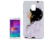 Girl Pattern PC TPU Bumper Combination Case for Samsung Galaxy Note 4 N910