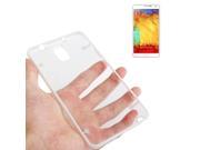 Transparent Plastic Fluorescent Effect TPU Frame Case for Samsung Galaxy Note 3 N9000 White