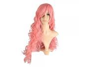 31.50 inch long Curl Animation Hair Wig Pink