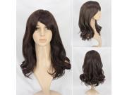 Popular Women s Long Curly Hair Wig Deep Brown JCJ 233