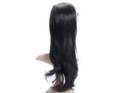 New Big Wave Long Curly Hair Tied Type Ponytail Natural Black SMW 003 2