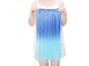 60cm 5 Clip in Fashion Women Chemical Fiber Long Straight Hair Wig Multicolored ch022 t15