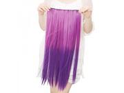 60cm 5 Clip in Fashion Women Chemical Fiber Long Straight Hair Wig Multicolored ch022 t14