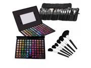 88 Color Matte Shimmer Eyeshadow Palette with 24pcs Makeup Brush Set
