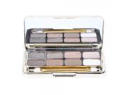 NAN XIANG MEI ER 1212 Infinite Charm 8 Color Eyeshadow Palette with Brush Pearl Luster 01