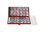 108 Colors Role Rose Eye Shadow Palette Kit with 10pcs Applicators Brushes