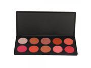 New 10 Color Cosmetic Makeup Shining Blush Powder Palette