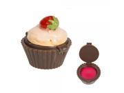Cute Cupcake Style Moisture Lip Balm Strawberry Flavor