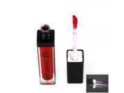 TZ LED Light Up Lip Gloss Makeup with Mirror Blood Red