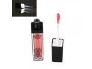 TZ LED Light Up Lip Gloss Makeup with Mirror Carnation