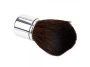 Fashionable Wool Hair Makeup Blush Powder Brush Short Handle Brown