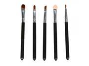5pcs Specialized Cosmetic Make up Tools Brushes Kit Black