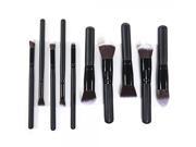 CB82054 10pcs High level Cosmetic Brushes Makeup Tool Set Black