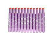 12pcs Flexible Cosmetic Lip Brushes with Purple Aluminum Tube