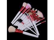 20pcs Professional Cosmetic Makeup Brush Set Pink Bag FC0407002