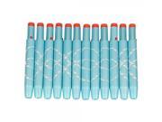12pcs Flexible Cosmetic Lip Brushes with Blue Aluminum Tube