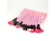 24pcs Professional Cosmetic Brushes Set Pink