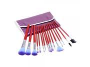 16pcs Professional Cosmetic Makeup Brushes Kit Purple
