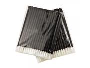 Plastic and Nylon Hair Eyelash Brush 100 PCS Black