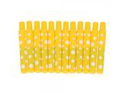 12pcs Plastic Outer Tube Little Dots Lip Brushes