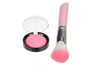 3CE Natural Makeup Cosmetic Baked Blusher Palette Brush Kit Pink 2