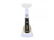 Soft Fiber Vibrating Facial Cleansing Washing Cleaning Brush Golden