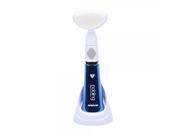 Soft Fiber Vibrating Facial Cleansing Washing Cleaning Brush Blue