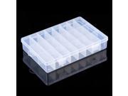 24 Compartment Plastic Jewelry Bead Organizer Storage Box Container Case