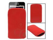 Carrying Bag for Samsung Galaxy S IV mini i9190 S II i9100 Nokia N97 Red