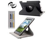 360 Degree Rotation Denim Texture Flip Leather Case with Holder Credit Card Slots for ASUS FonePad ME371 Black