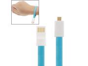 Pure Color Noodle Bracelet Style Magnet USB to Dock Cable for Samsung Galaxy S6 S IV i9500 Note 8.0 i9300 N7100 Nokia LG HTC Sony Xperia Serie