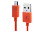 Micro USB to USB Data Sync Charger Cable for Samsung HTC LG Sony Nokia Length 3m Orange