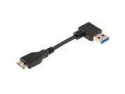 90 Degree USB 3.0 to Micro 3.0 Data Cable for Samsung Galaxy Note III N9000 Length 10cm