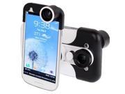 3 in 1 Photo Lens Kit 180 Degree Fisheye Lens Super Wide Lens Marco Lens for Samsung Galaxy SIII i9300