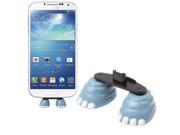 Lovely Mini Shoes Feet Charging Interface Anti Dust Plug Stopper for Samsung Galaxy S4 i9500 Galaxy S3 Blue Gray