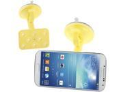 Universal Rotating Suction Cup Car Holder Desktop Stand for Samsung Galaxy S4 S3 i8190 i9200 iPhone 5 5C 5S Yellow