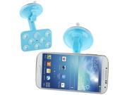 Universal Rotating Suction Cup Car Holder Desktop Stand for Samsung Galaxy S4 S3 i8190 i9200 iPhone 5 5C 5S Blue