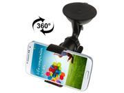 Suction Cup Car Bracket Mount for Samsung Galaxy S4 i9500 Galaxy S3 i9300 N7100 iPhone Z10 HTC Nokia Other Mobile Phone Support 360 Degree Ro