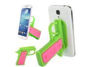 Silicone Pistol Shape Universal Non slip Mobile Phone Bracket for iPhone 5 iPhone 4S Samsung Galaxy S4 i9500 Other Mobile Phone Green